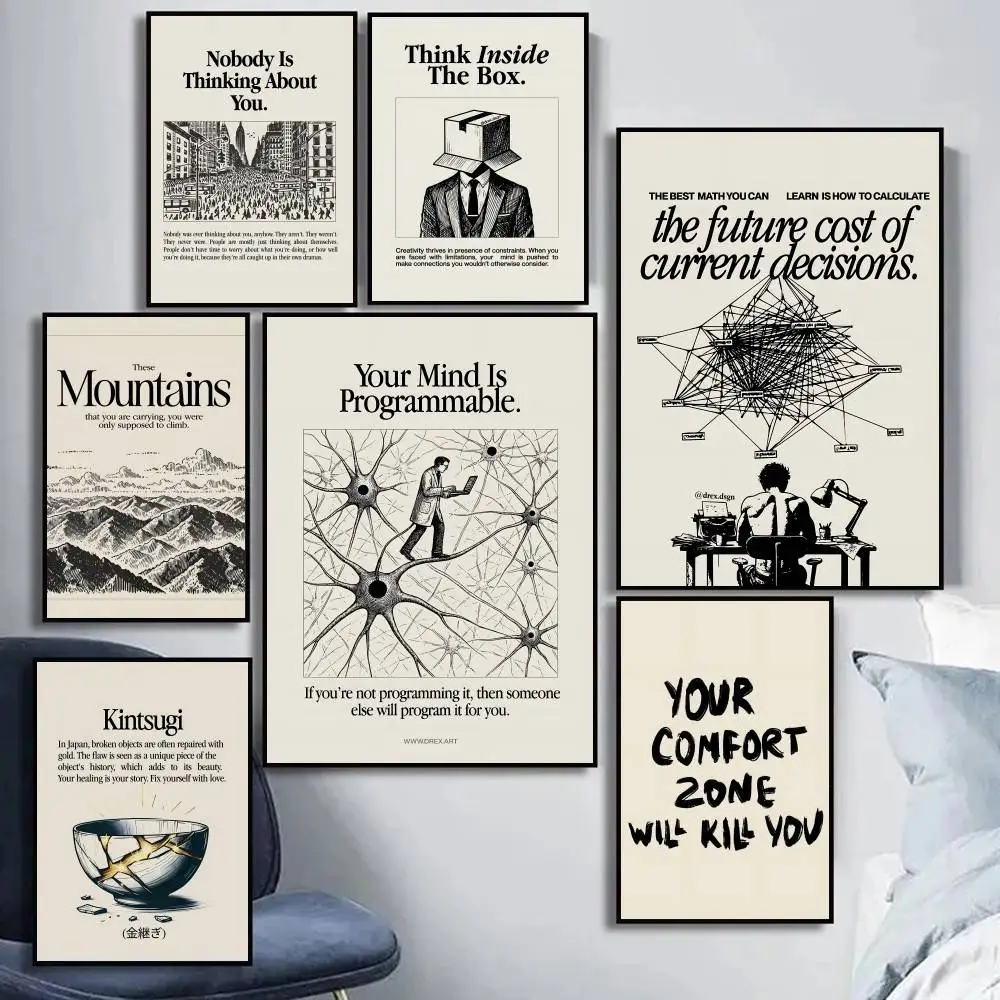 Inspirational Motivational Quo - Star Map Poster recension och pris
