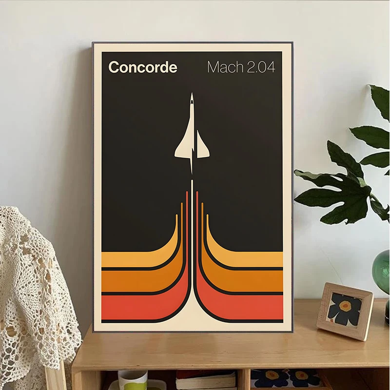 Minimalist Iconic Aviation Sup - Star Map Poster recension och pris