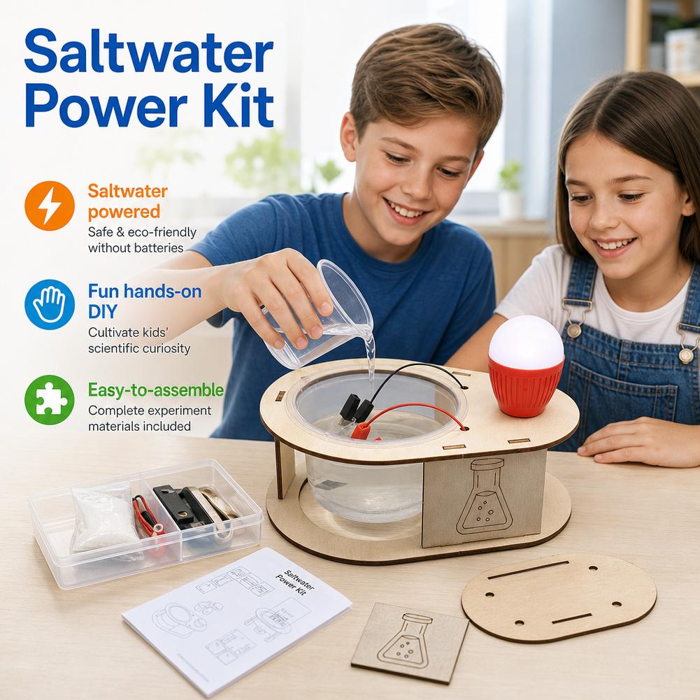 DIY Salt Water Power Generatio - Science Kit recension och pris