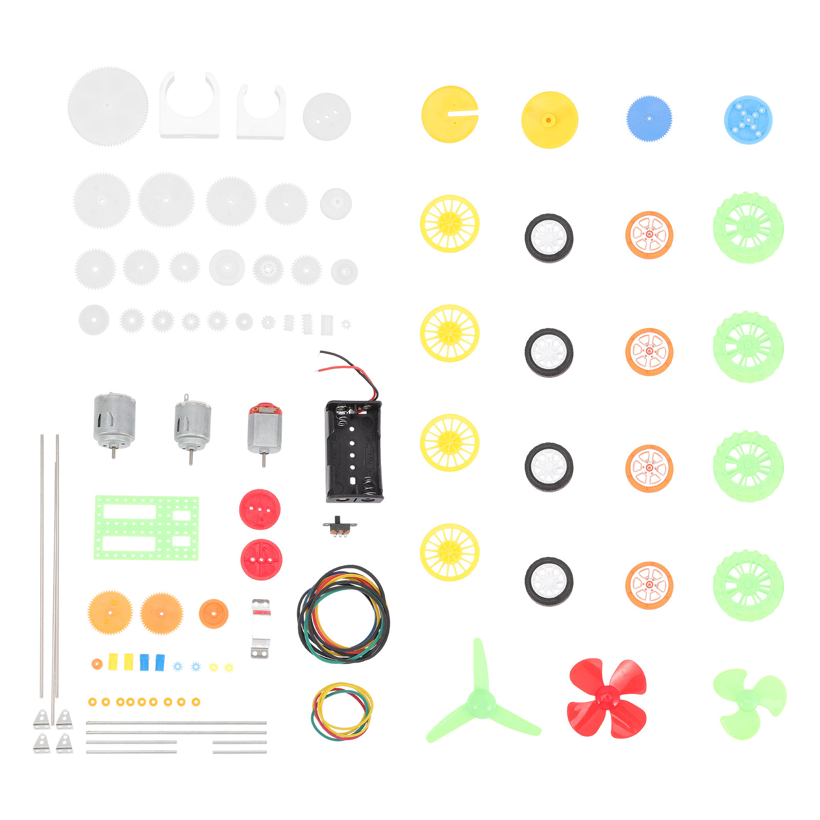 112Pcs Dc Motor Gear Kit Plast - Science Kit recension och pris