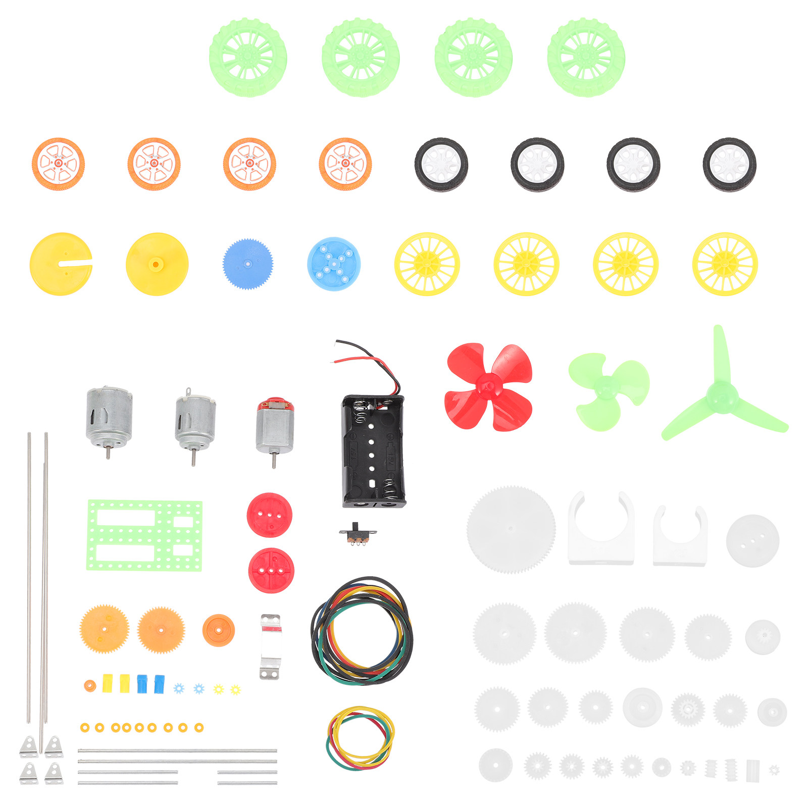 112Pcs Dc Motor Gear Kit Plast - Science Kit recension och pris