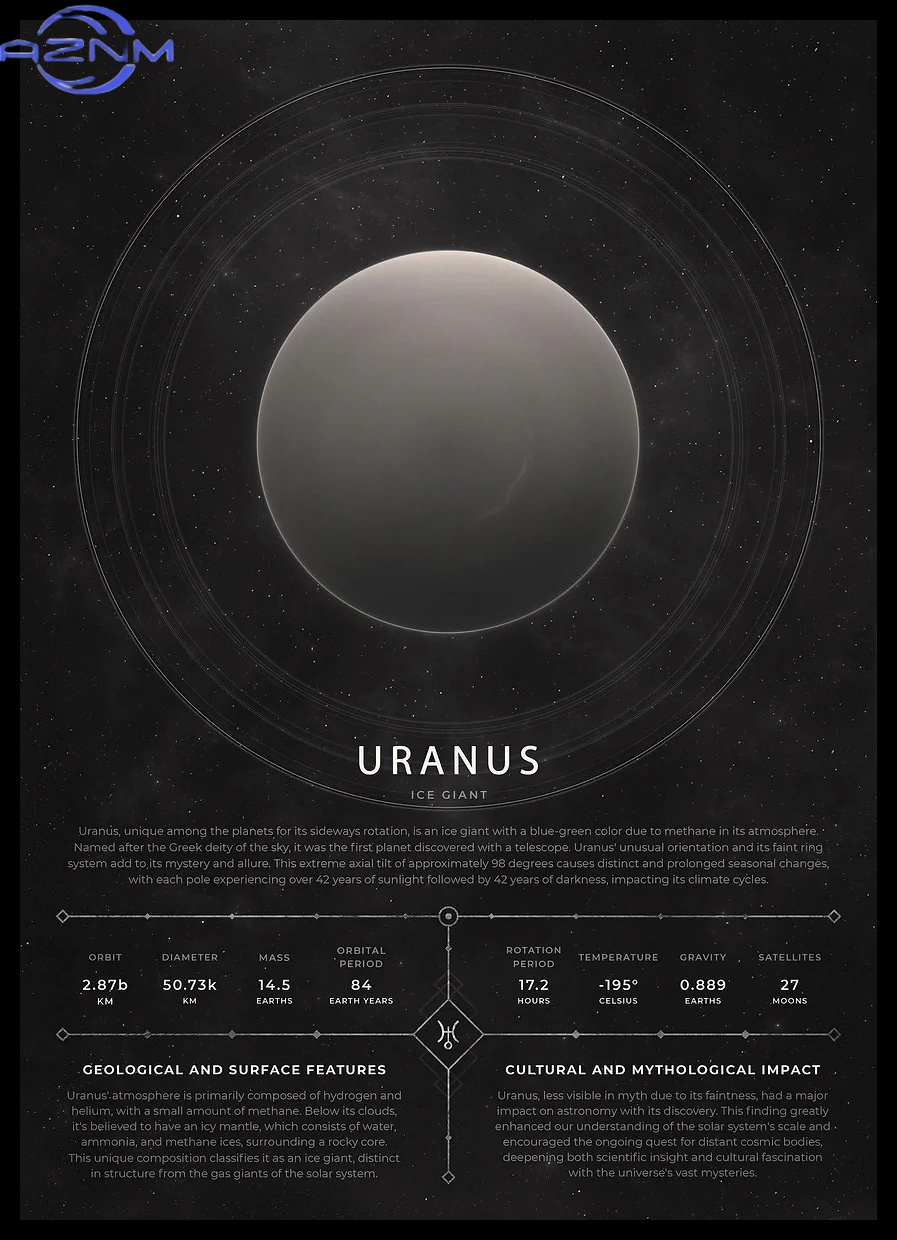 AZNM Vintage Aesthetic Space P - Star Map Poster recension och pris
