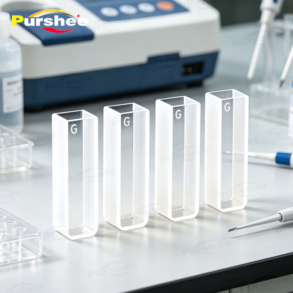 4 PCS Glass Cuvettes Cells 1/2 - Science Kit recension och pris