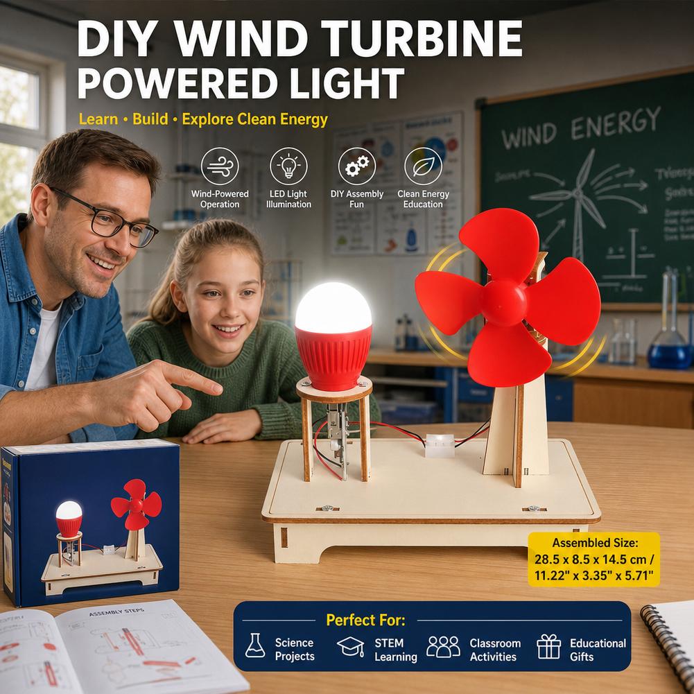 DIY Wind Power Generation Ligh - Science Kit recension och pris